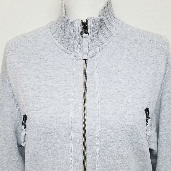 𝅺VINTAGE Italian Blue System Grey Full Zip Sweater - Picture 3 of 15